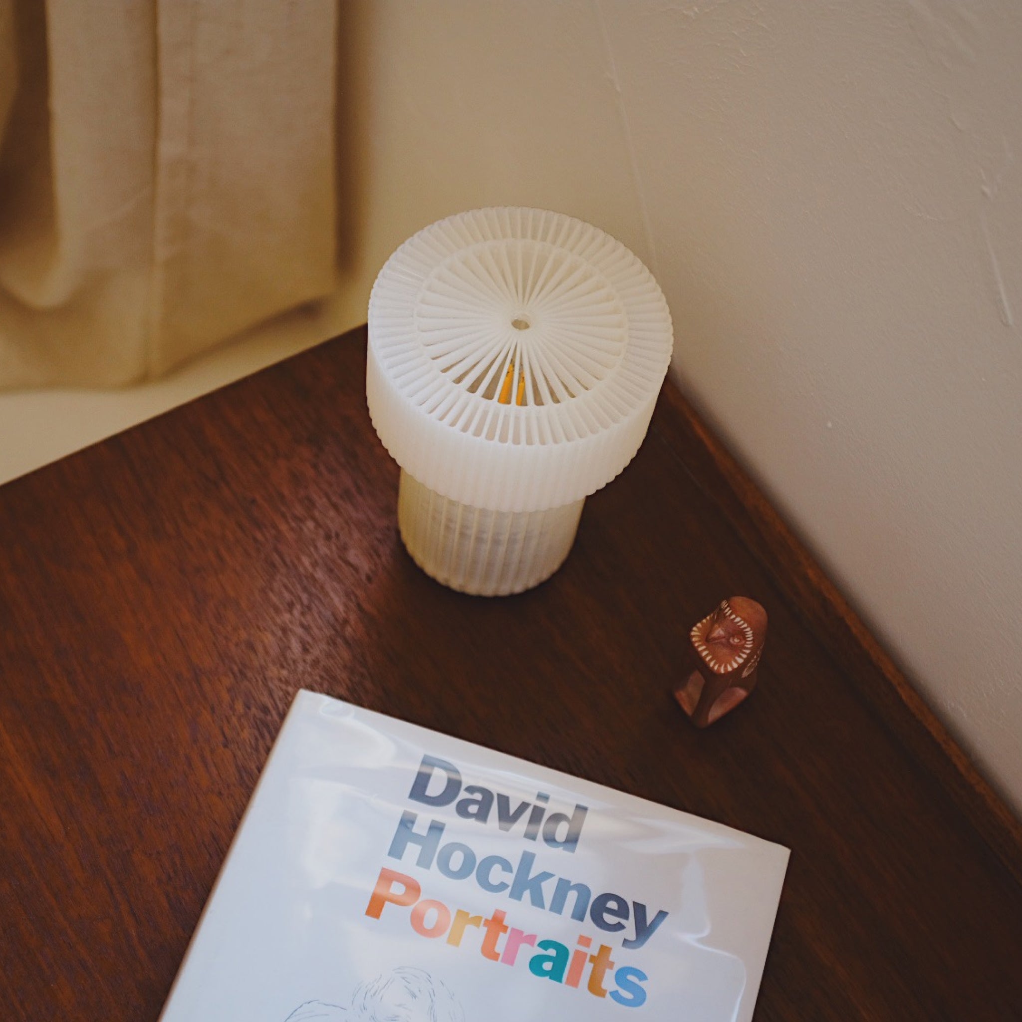 Image of Mini Drum Lamp as viewed from above