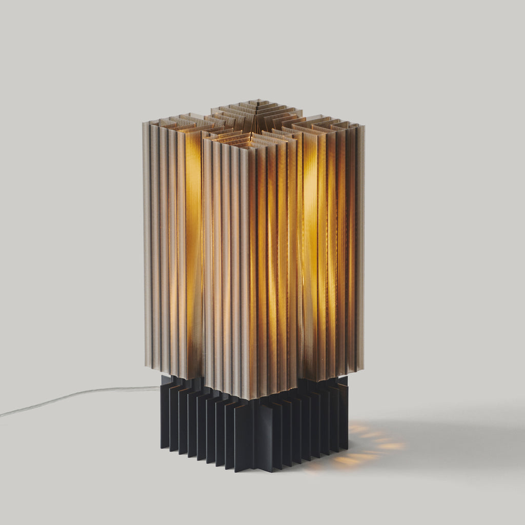 Brut Lamp in Smoke on white background