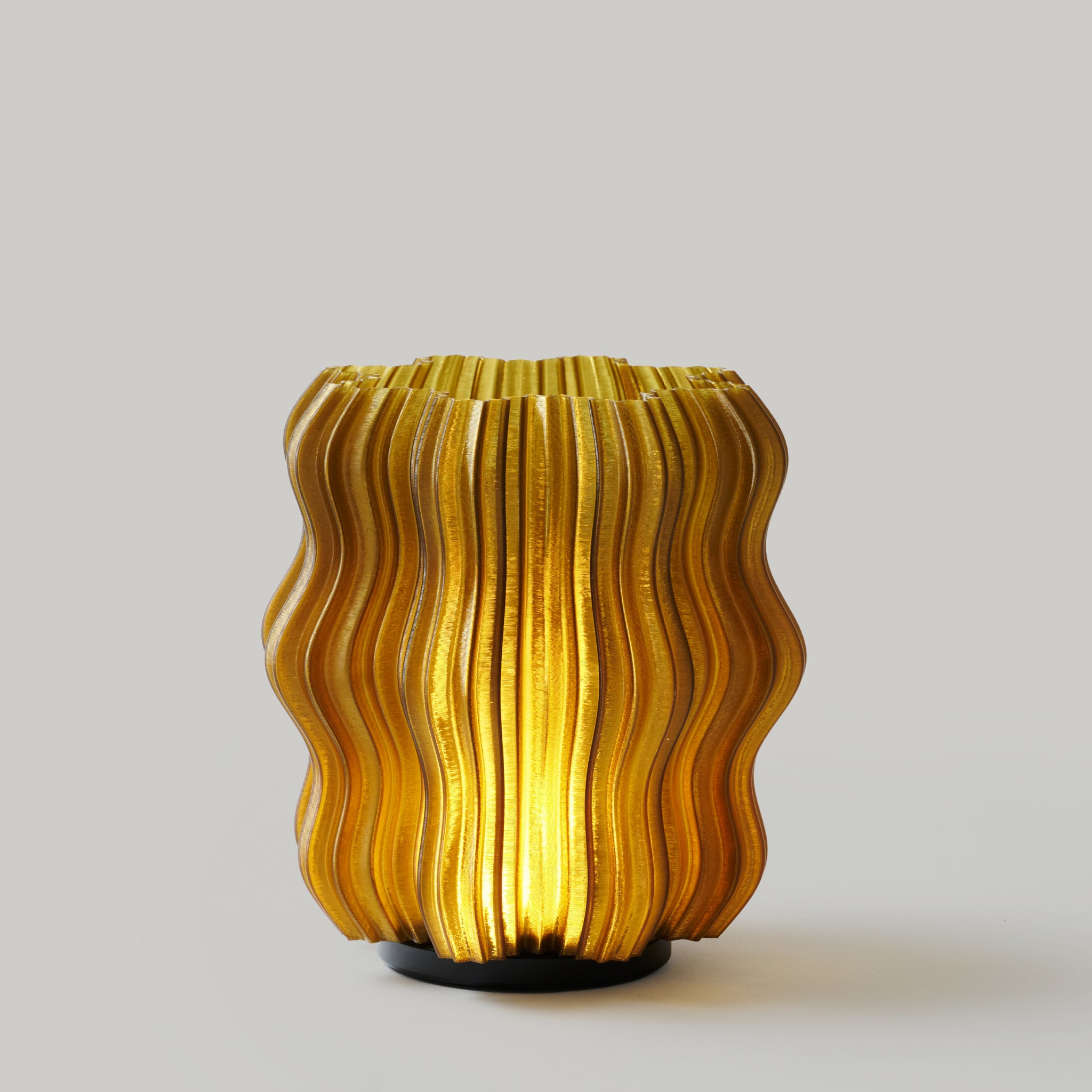 Cordless Mini Wavy Lamp (Amber)