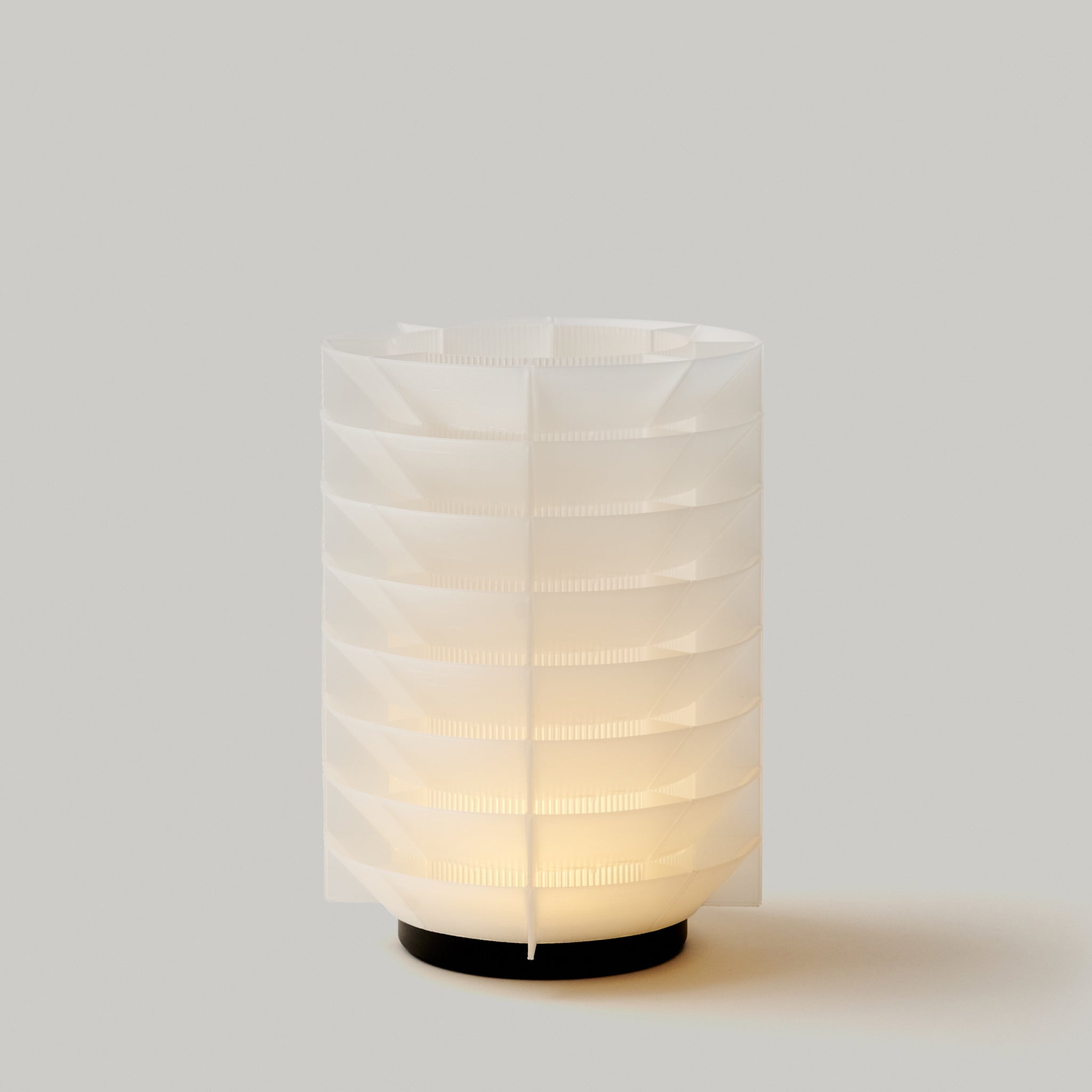 cordless orbit lamp on white background