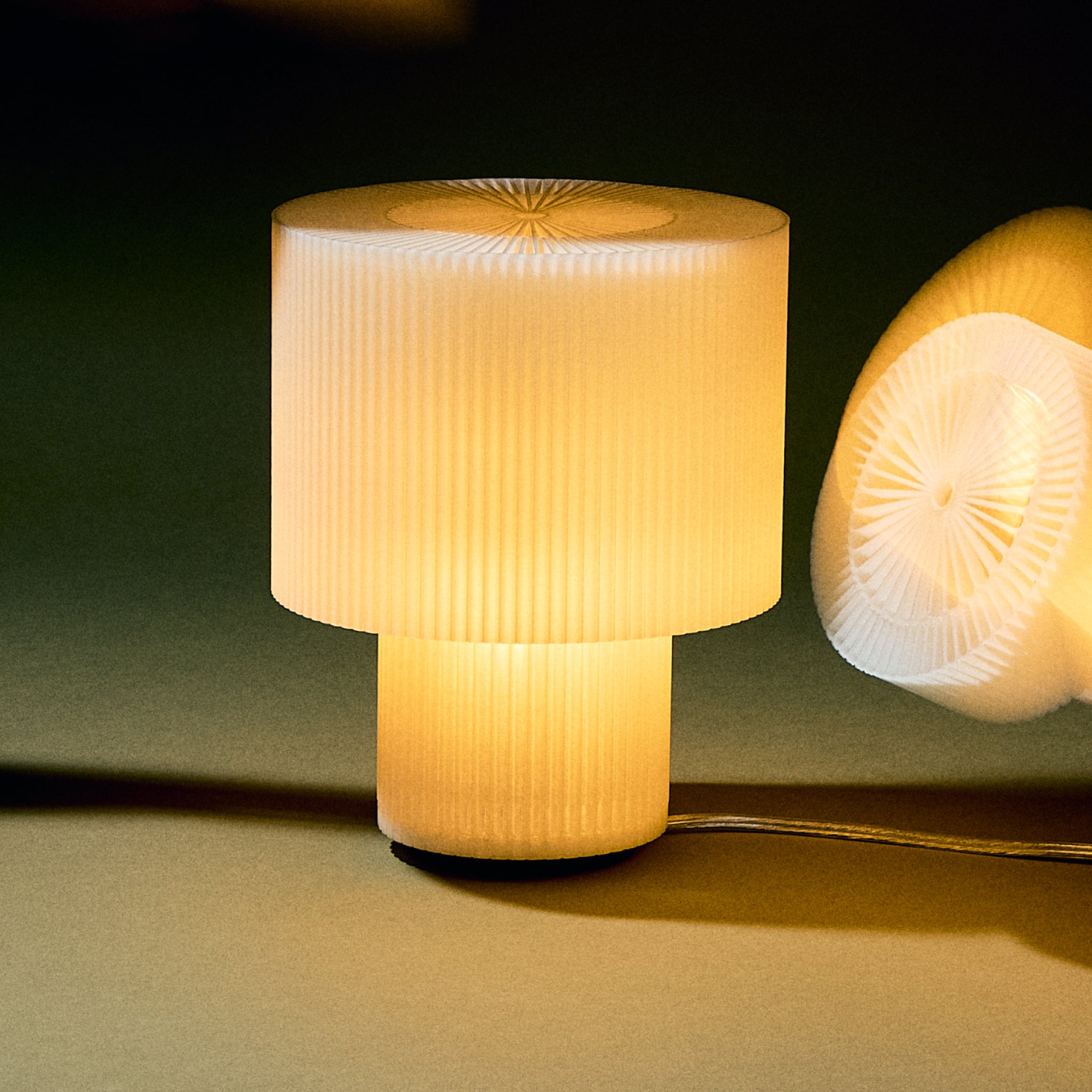 Image of Drum Lamp, close up