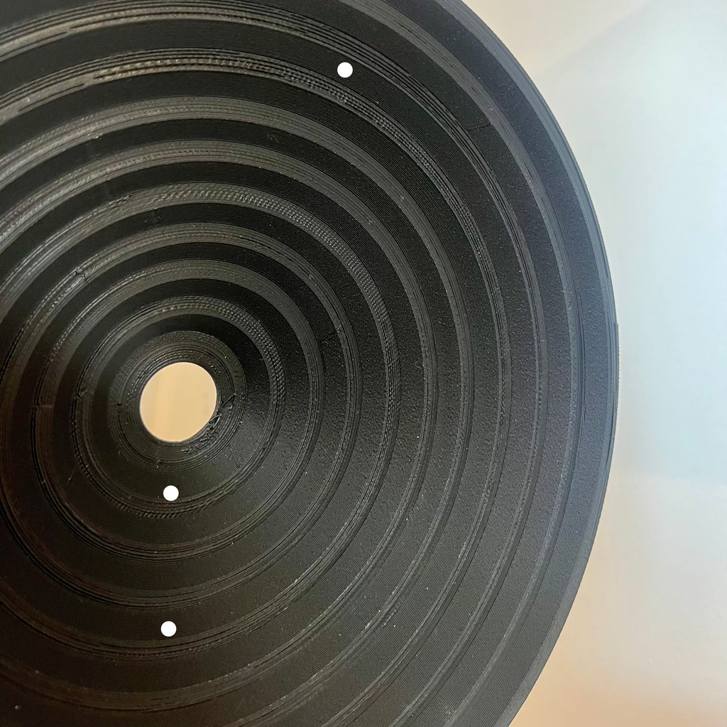 Echo Sconce shade in Matte Black with defect on white background