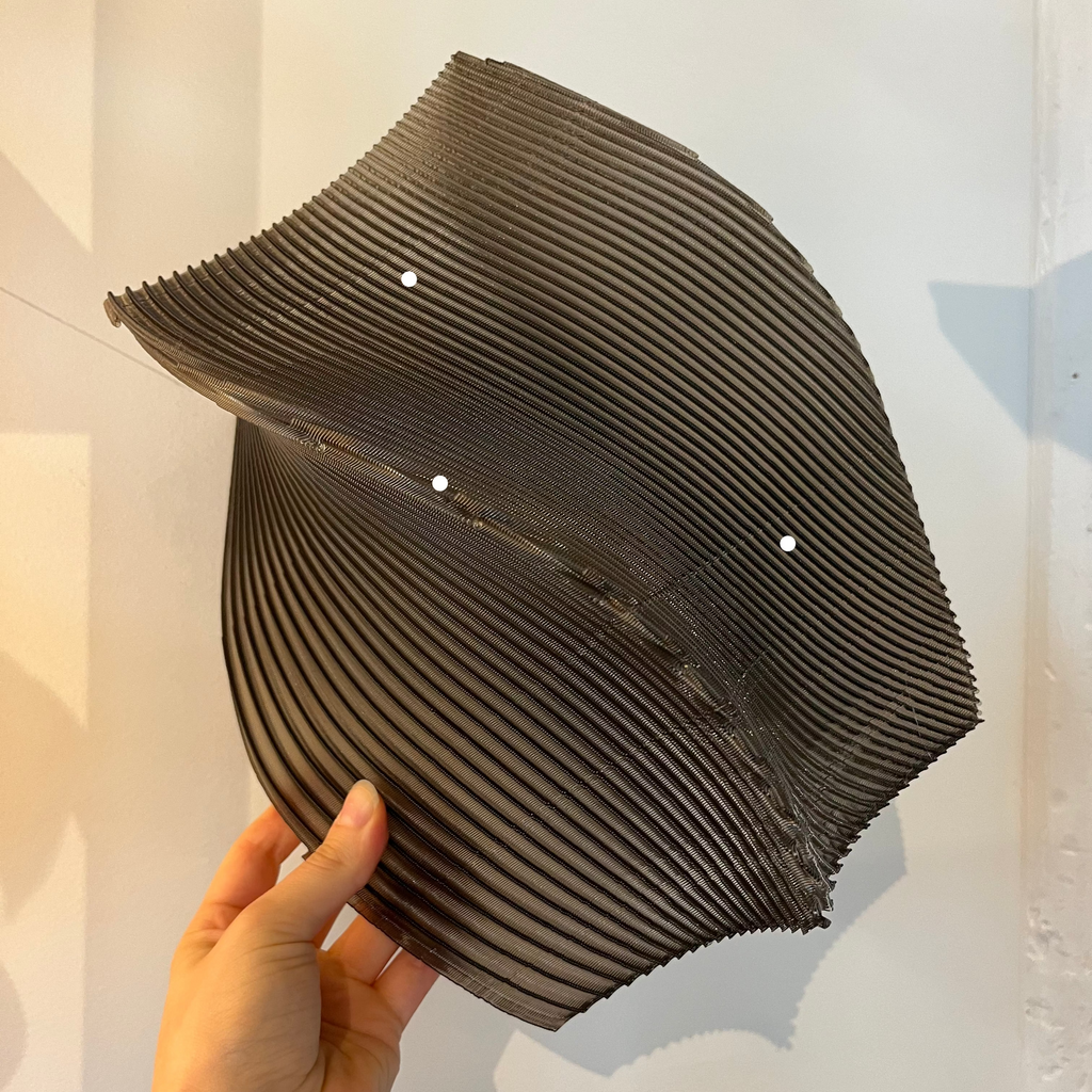 Zephyr Lamp shade with defect on white background