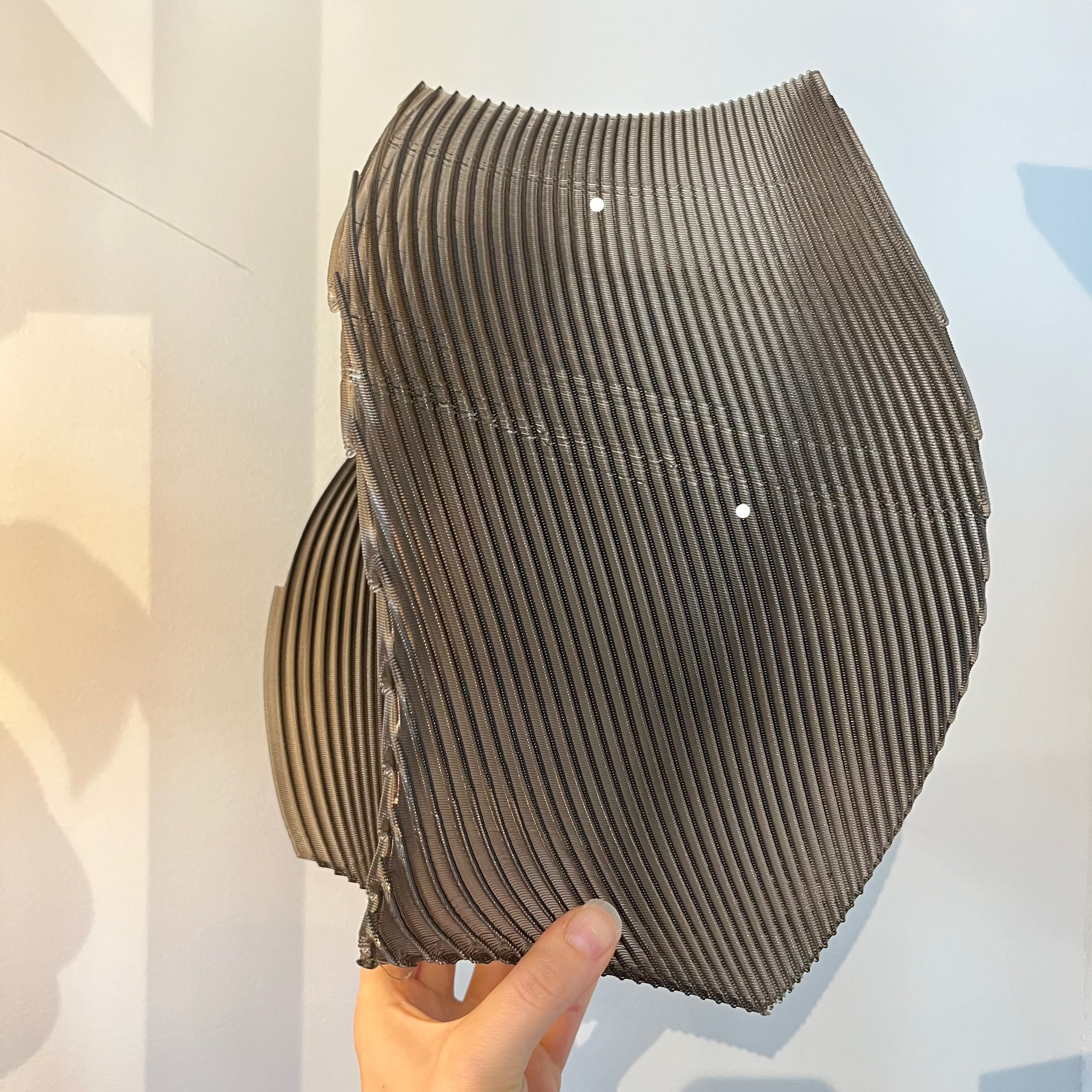 Zephyr Lamp shade with defect on white background