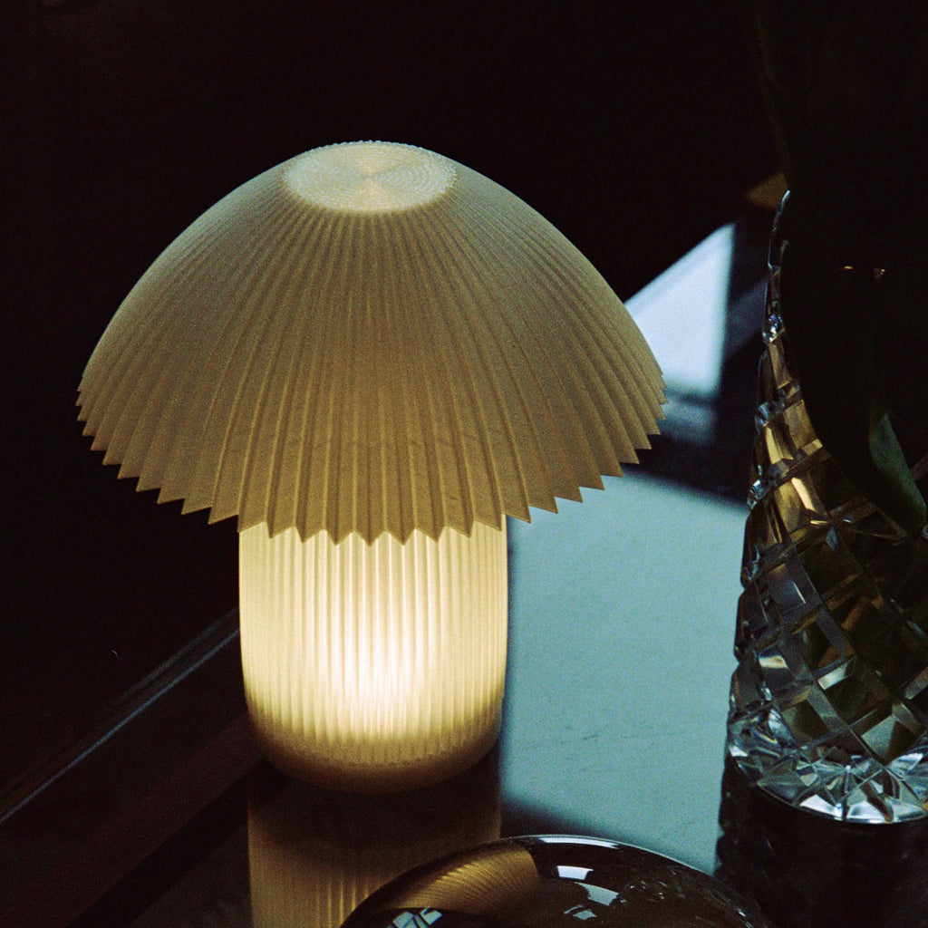 Kinoko cordless lamp on table