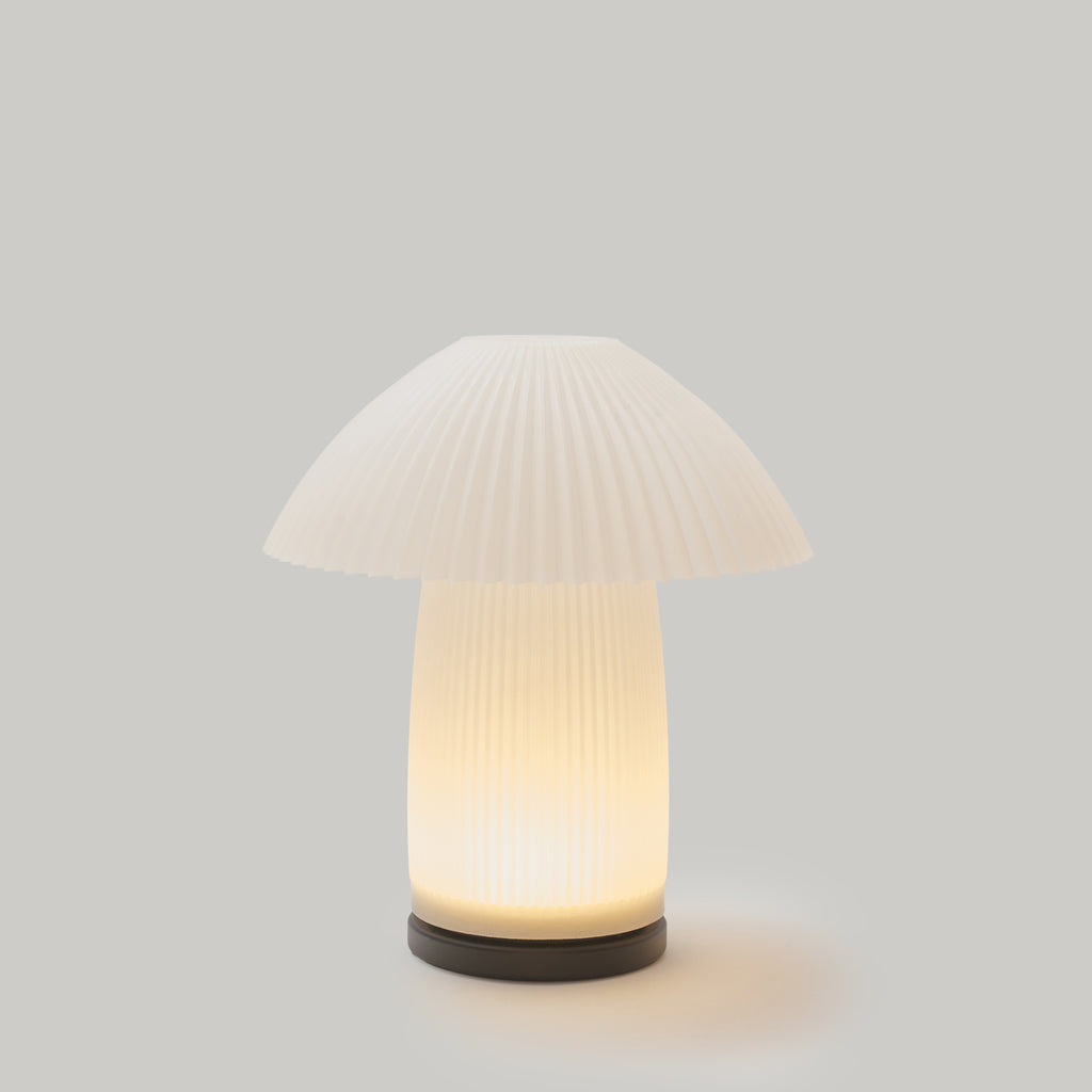Cordless Kinoko Lamp on white background