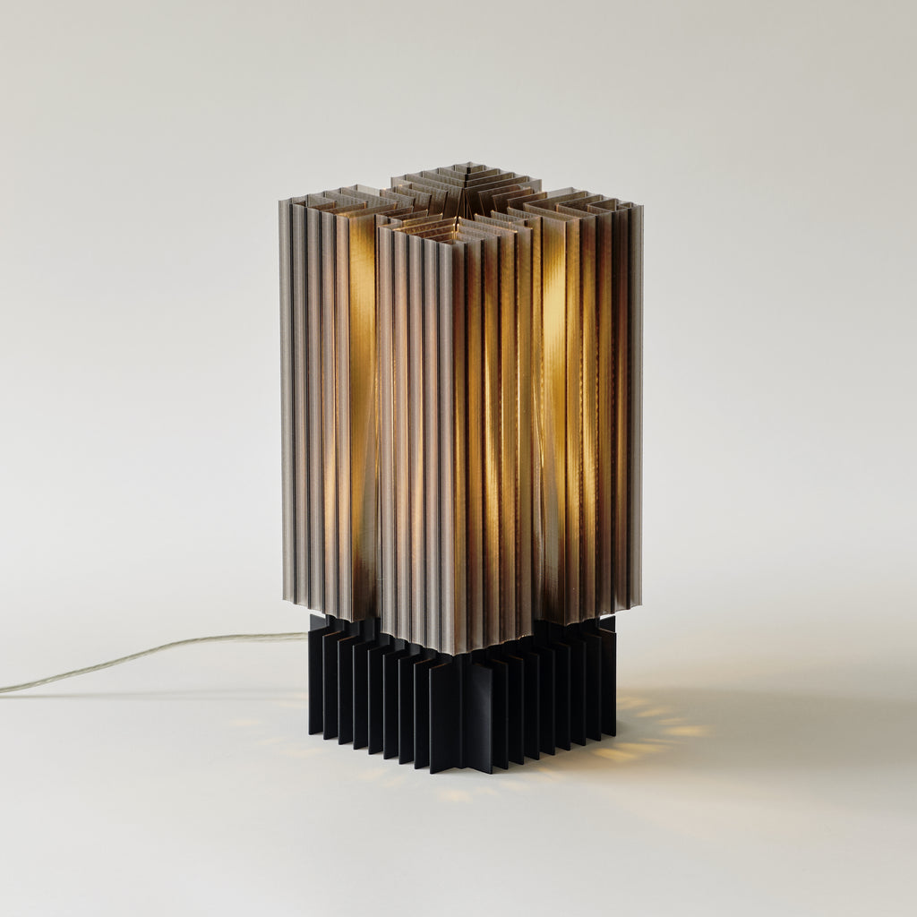 Brut Lamp in Smoke on white background