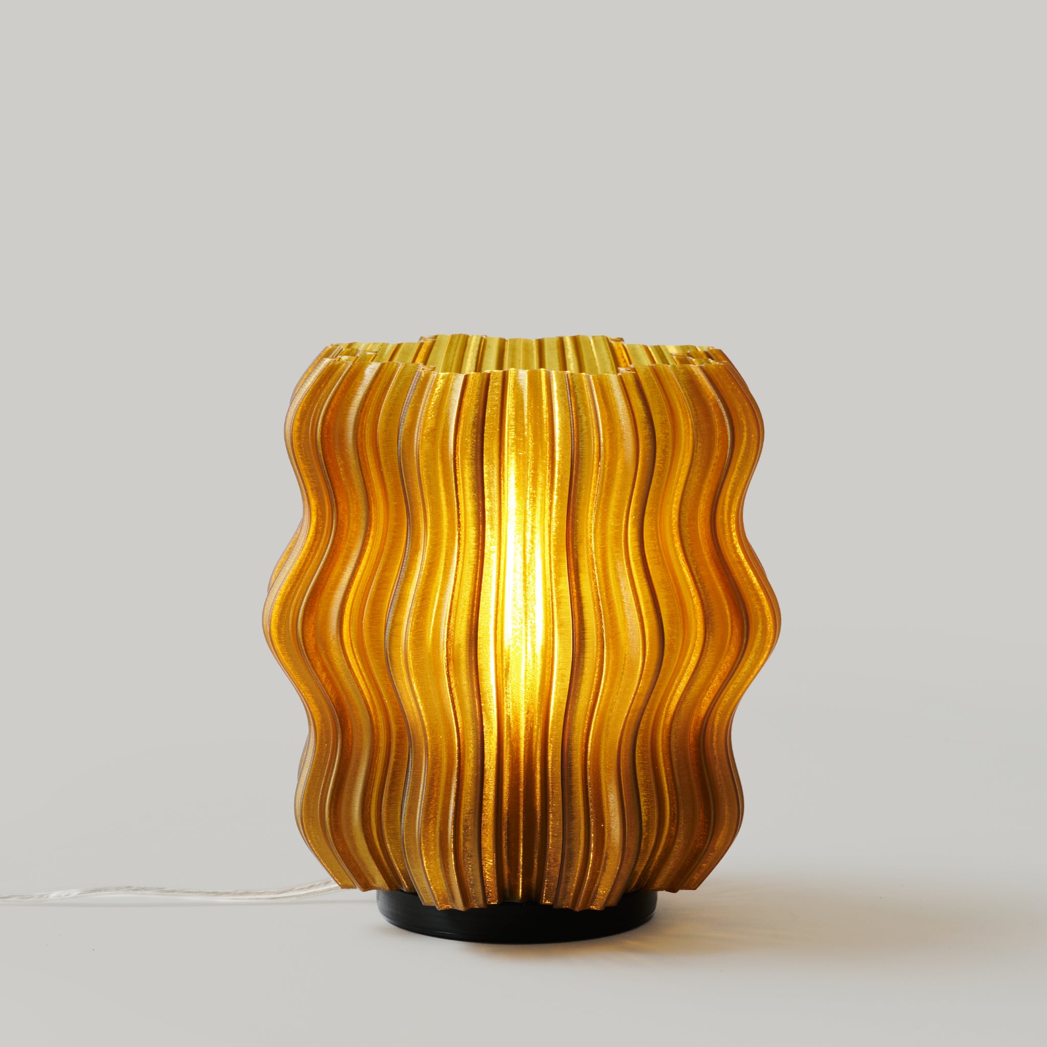 Mini Wavy Lamp - Amber
