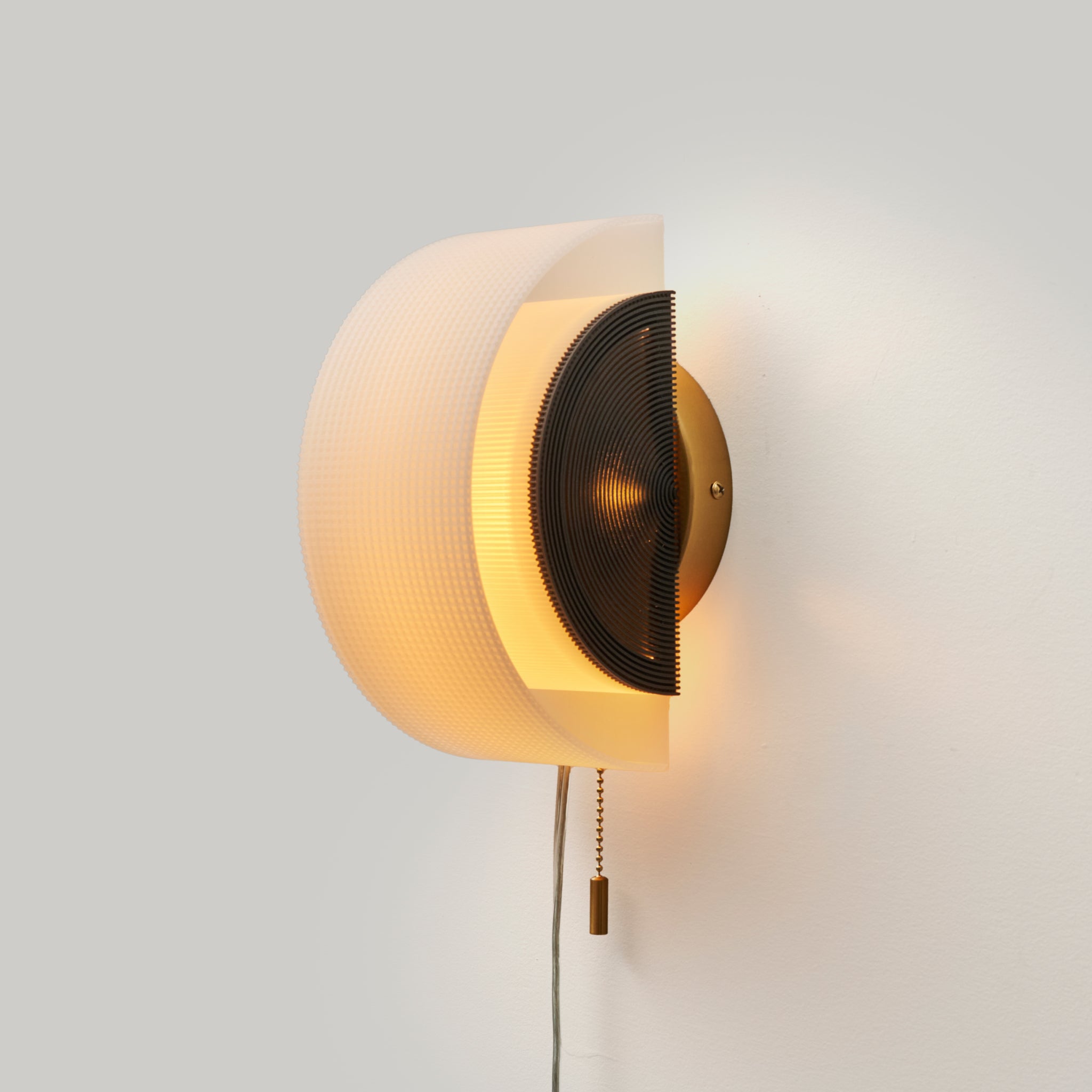 Lina Sconce in natural on white background