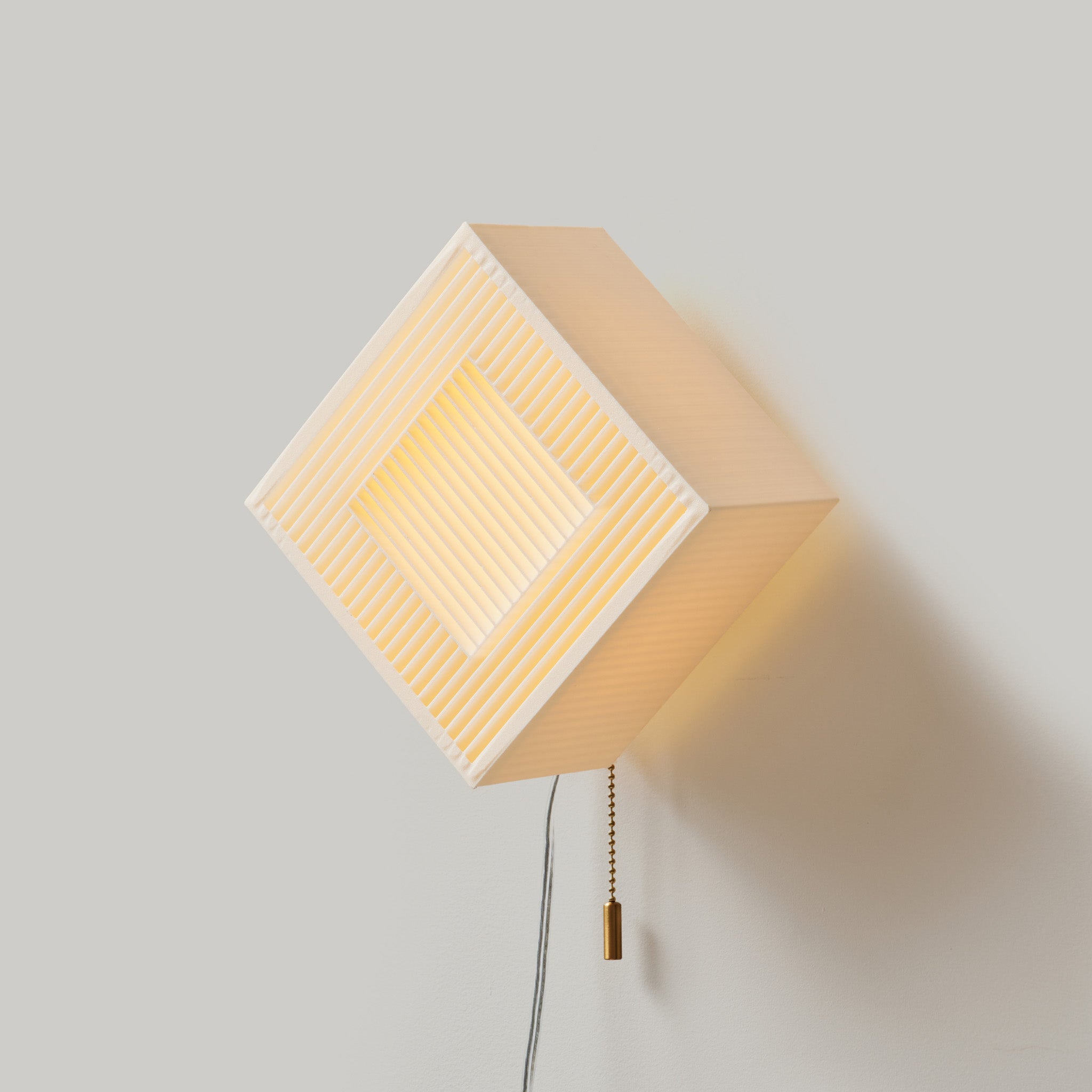 Palindrome Sconce, rotated, on white background