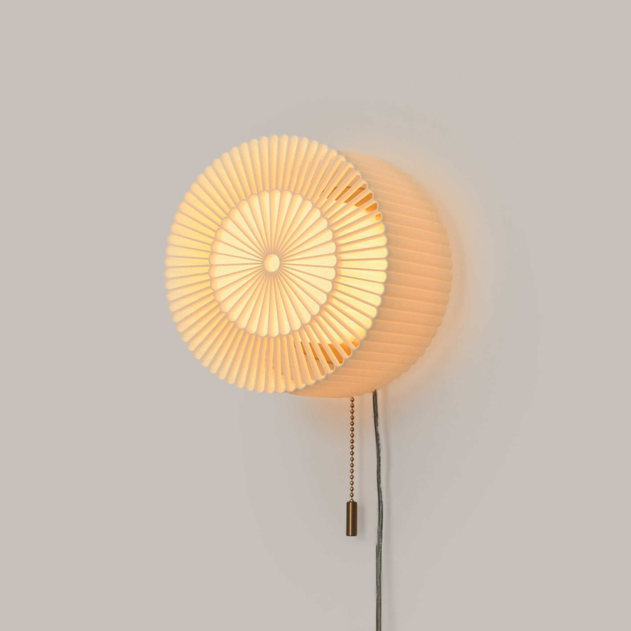 Rosette Sconce on white background