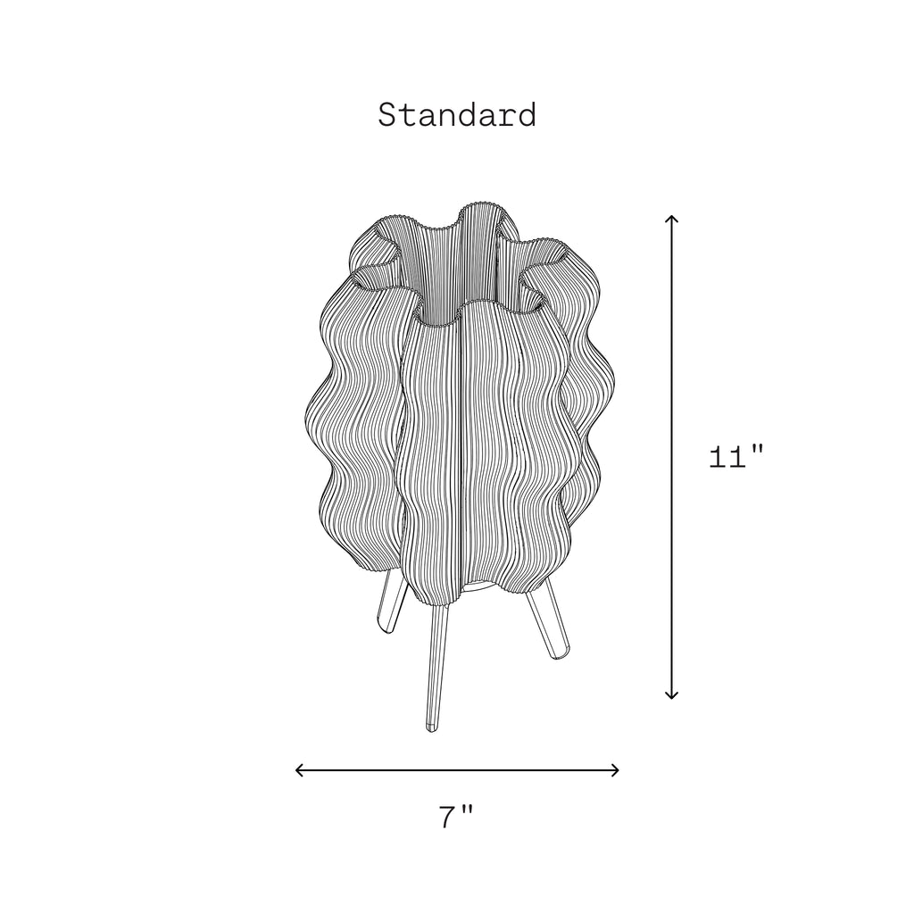 Wavy Lamp dimensions