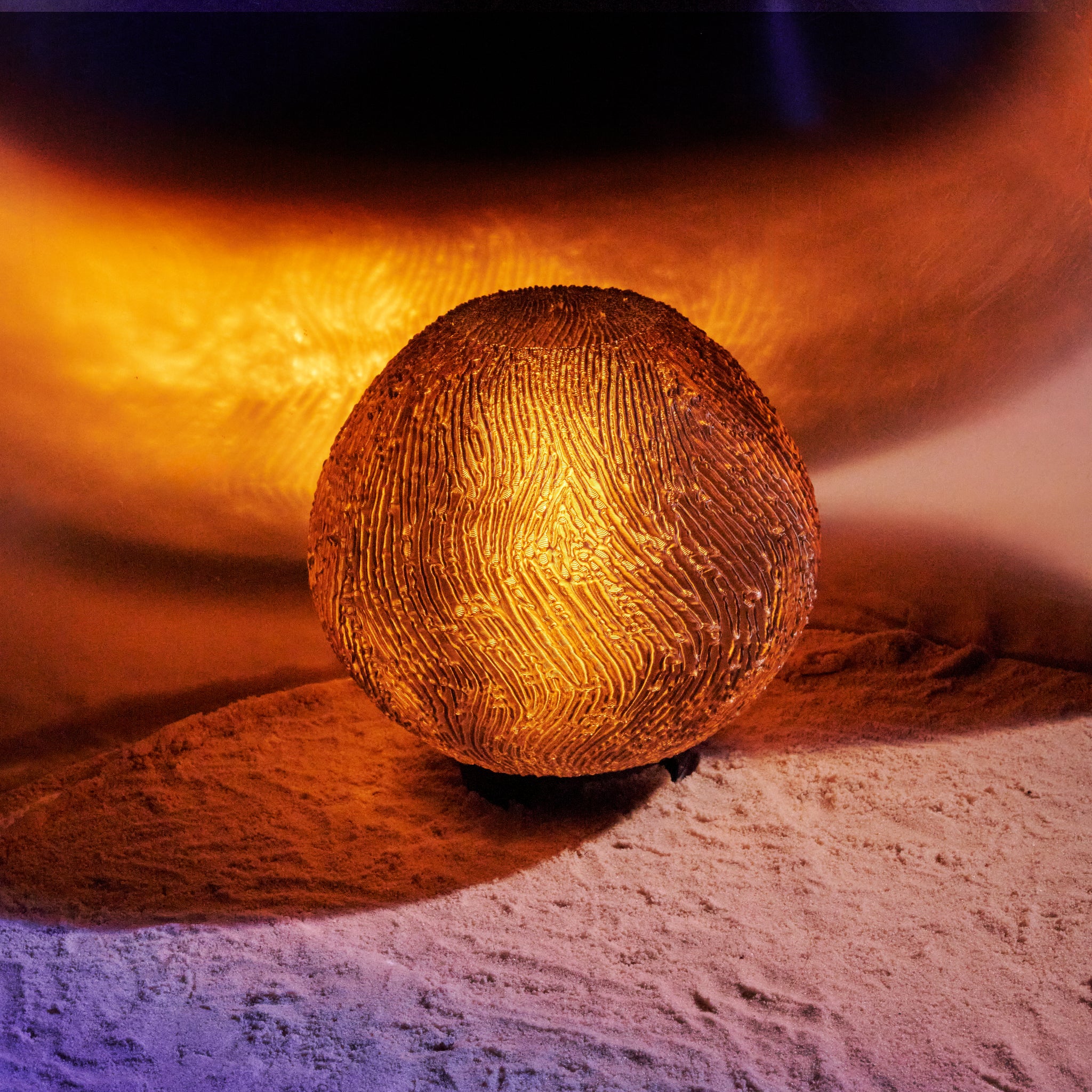 Gold coral lamp cheap
