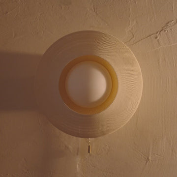 Helios Sconce in eggshell