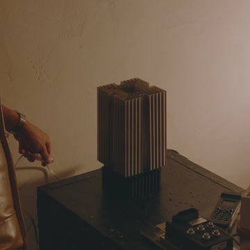 Brut Lamp in smoke