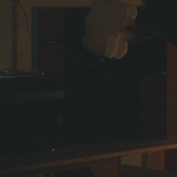 Wavy Lamp on desk